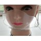  Transparent Face Mask / Clear Covering, Mouth Shield (1 Piece)
