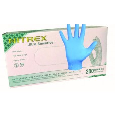 Nitrex Blue Nitrile Powder Free Gloves  (Box 200)